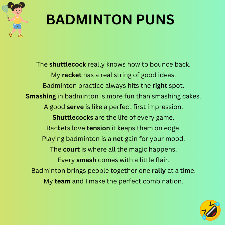 Badminton Puns
