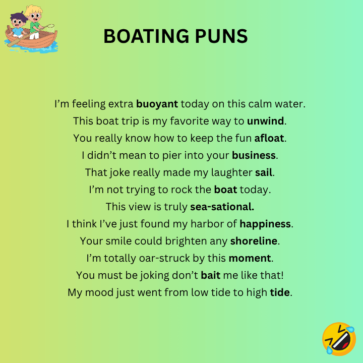Boating Puns  