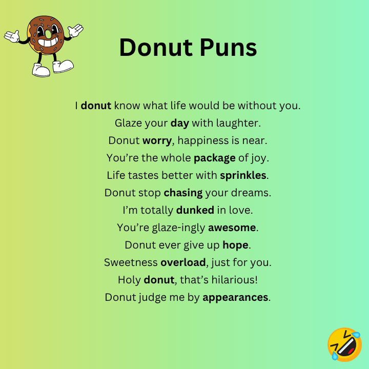 Donut Puns