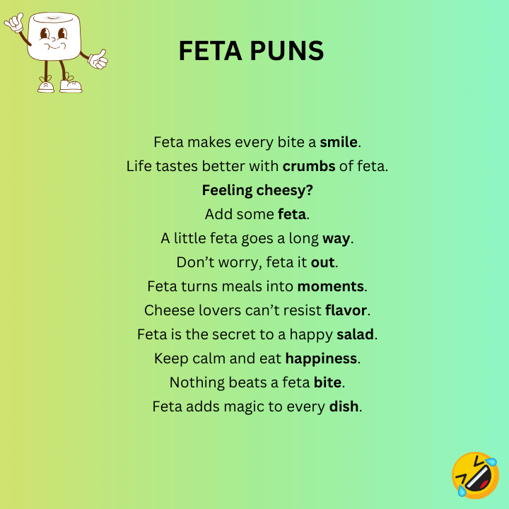 Feta Puns One-Liners