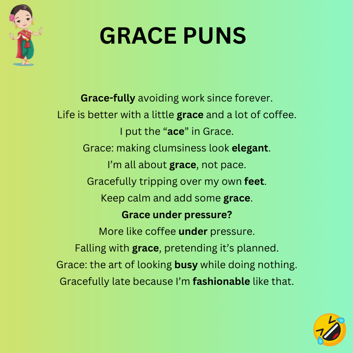 Funny Grace Puns