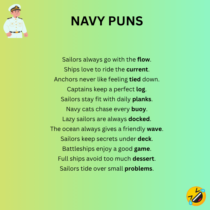 Funny Navy Puns
