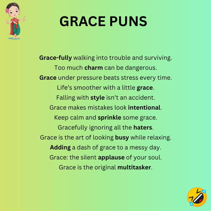 Grace Puns One-Liners