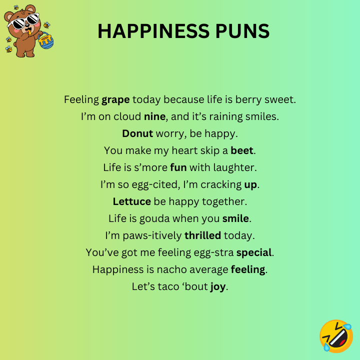 Happiness Puns