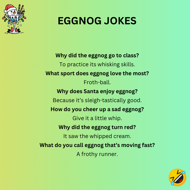 Short Eggnog Jokes