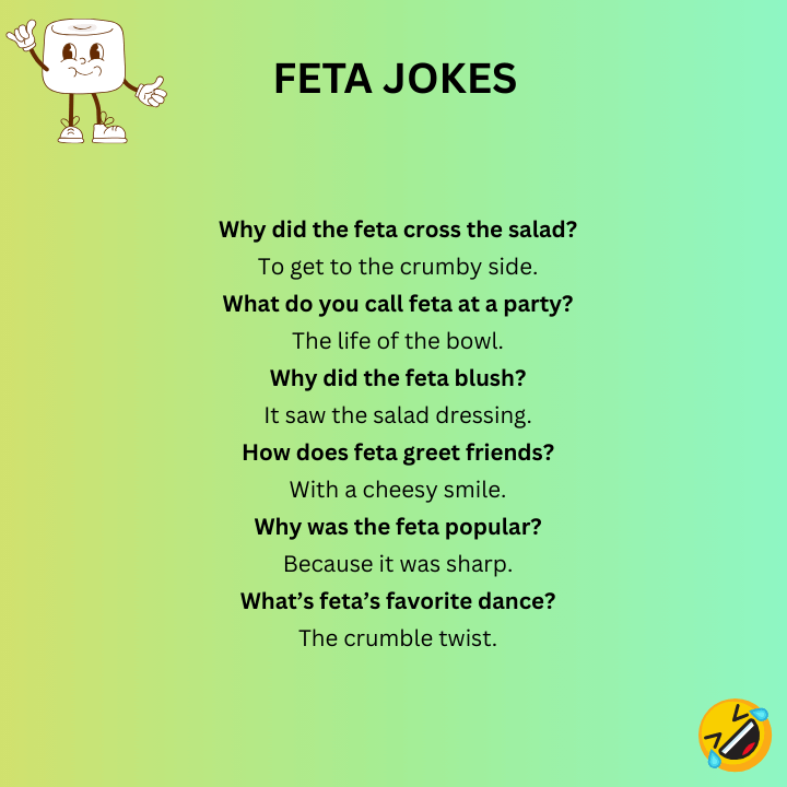 Short Feta Jokes