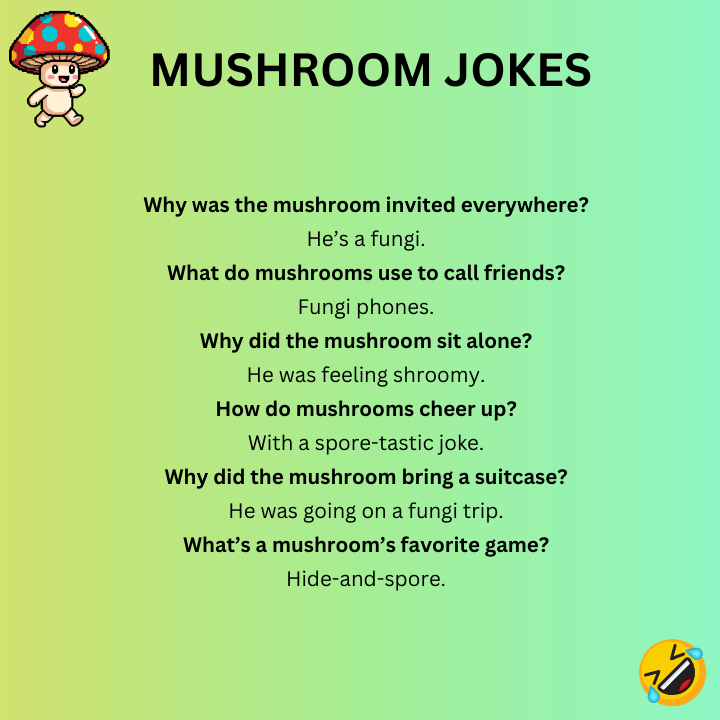 Short Mushroom Jokes